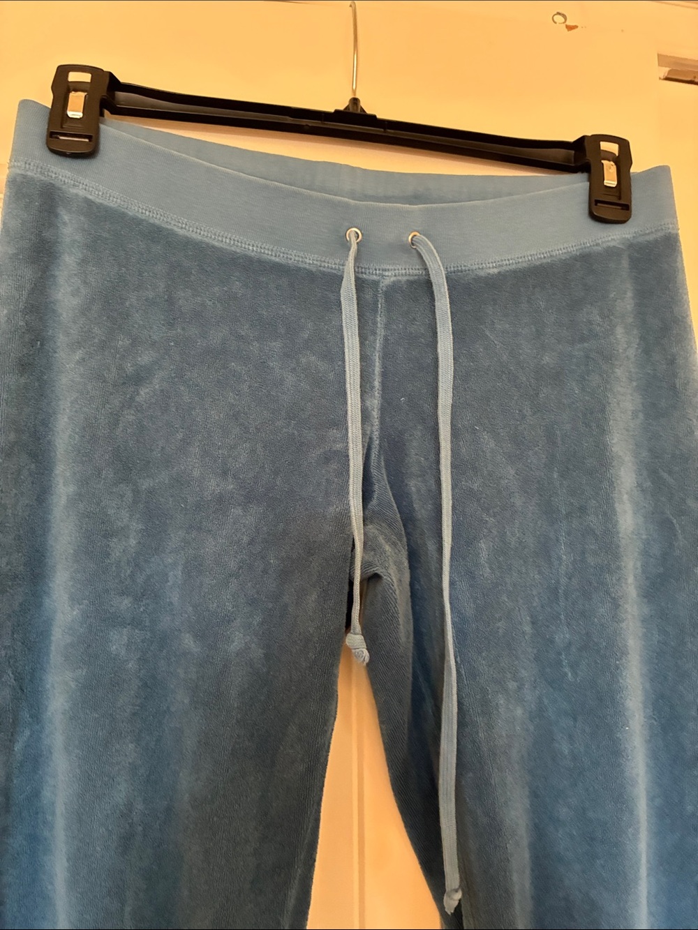 Juicy Couture Light Blue Terry Cloth Drawstring Lounge Pants - Picture 3 of 5